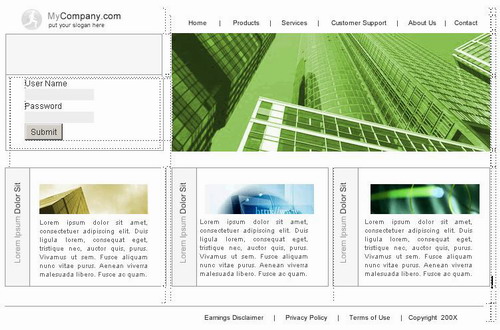 Web Templates - HTML designs, website graphics and web page backgrounds