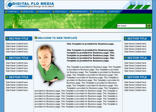 Web Templates - HTML designs, website graphics and web page backgrounds